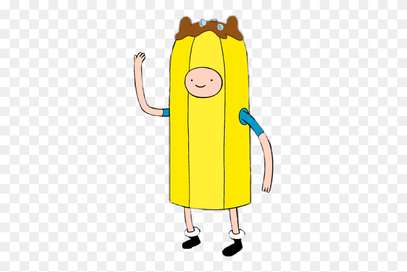 291x502 Finn Finnthehuman Adventuretime Banana Cartoon Cartoon, Machine, Gas Pump, Pump HD PNG Download