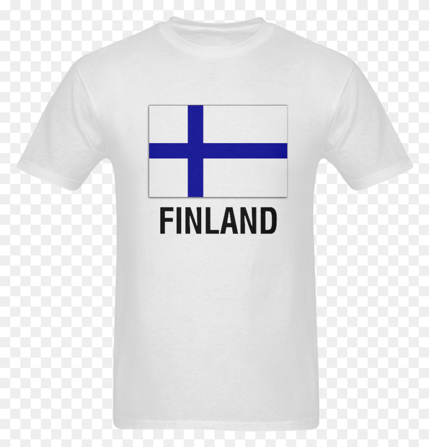 857x896 Finnish Flag Text Finland 2 Sunny Men39s T Shirt Model Go Natural, Clothing, Apparel, T-shirt HD PNG Download