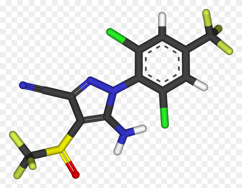 1156x881 Fipronil 3d Sticks Cocaine Chemical Structure 3d, Lighting HD PNG Download