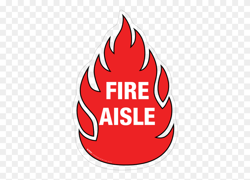 360x544 Fire Aisle Floor Sign Lab Safety Signs, Label, Text, Plant Descargar Hd Png