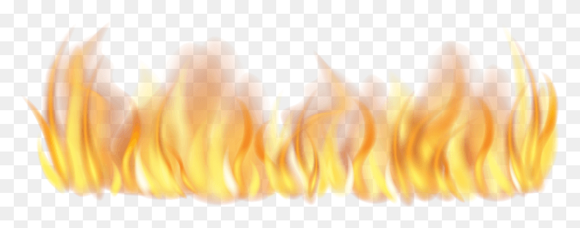 7906x2750 Fire Border HD PNG Download