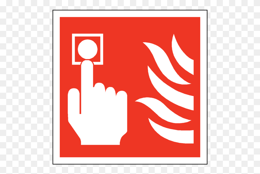 503x503 Fire Button Square Safety Sticker Fire Alarm Call Point Symbol, Text, Soda, Beverage HD PNG Download