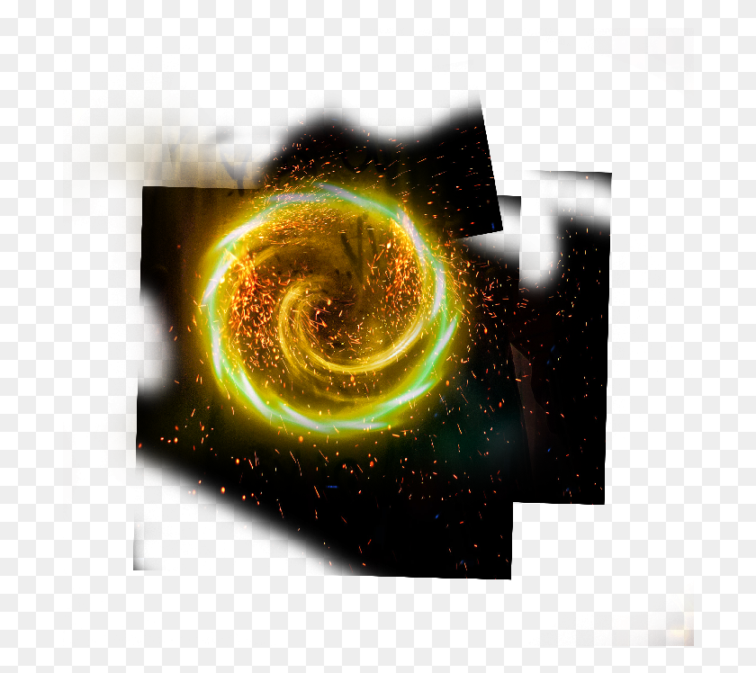 702x688 Fire Circle Spiral Galaxy, Nebula, Outer Space, Astronomy HD PNG Download