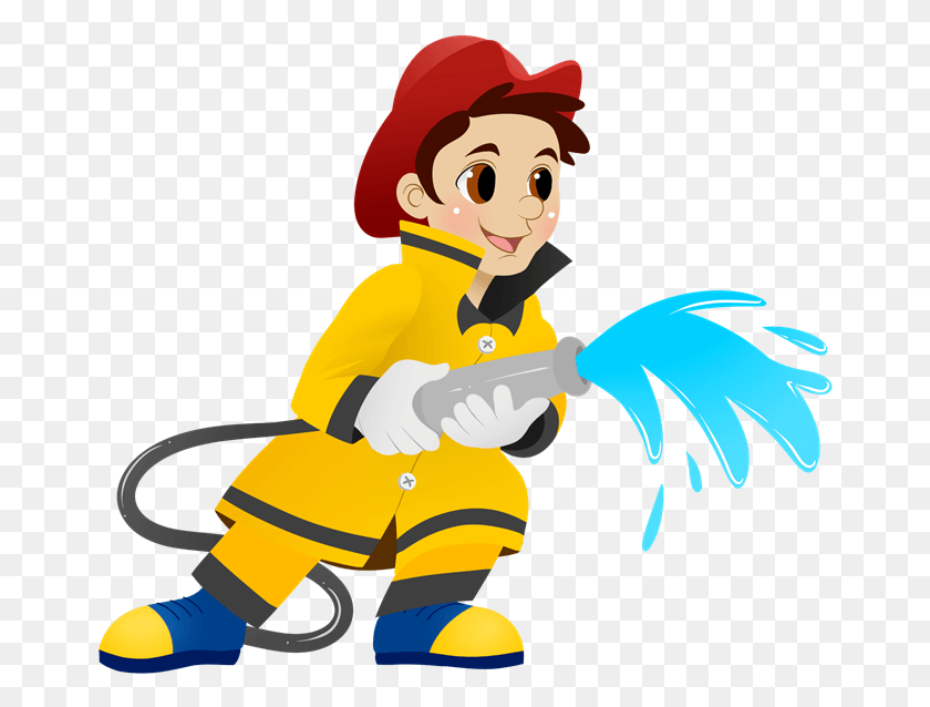664x578 Fire Clipart Person Fireman Clipart, Toy, Clothing, Apparel HD PNG Download