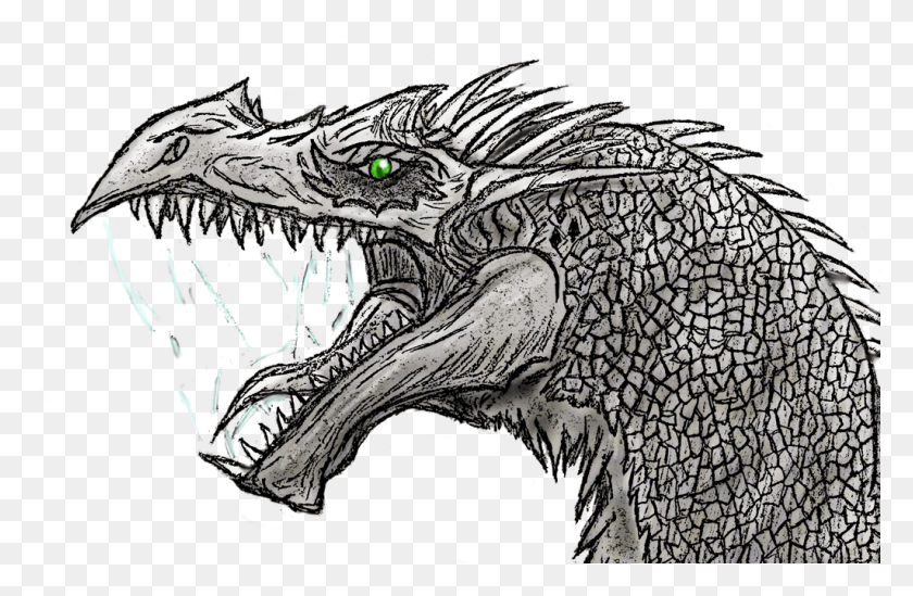 1024x643 Огненный Дракон Профиль Головы Дракона, Динозавр, Рептилия, Животное Hd Png Скачать
