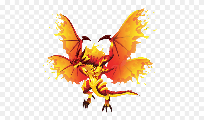 488x436 Fire Dragon Illustration HD PNG Download