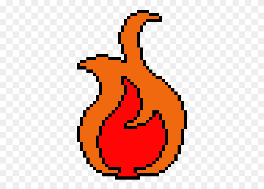 351x541 Fire Element Symbol Deadpool Logo Pixel Art, Text, Rug, Hand HD PNG Download