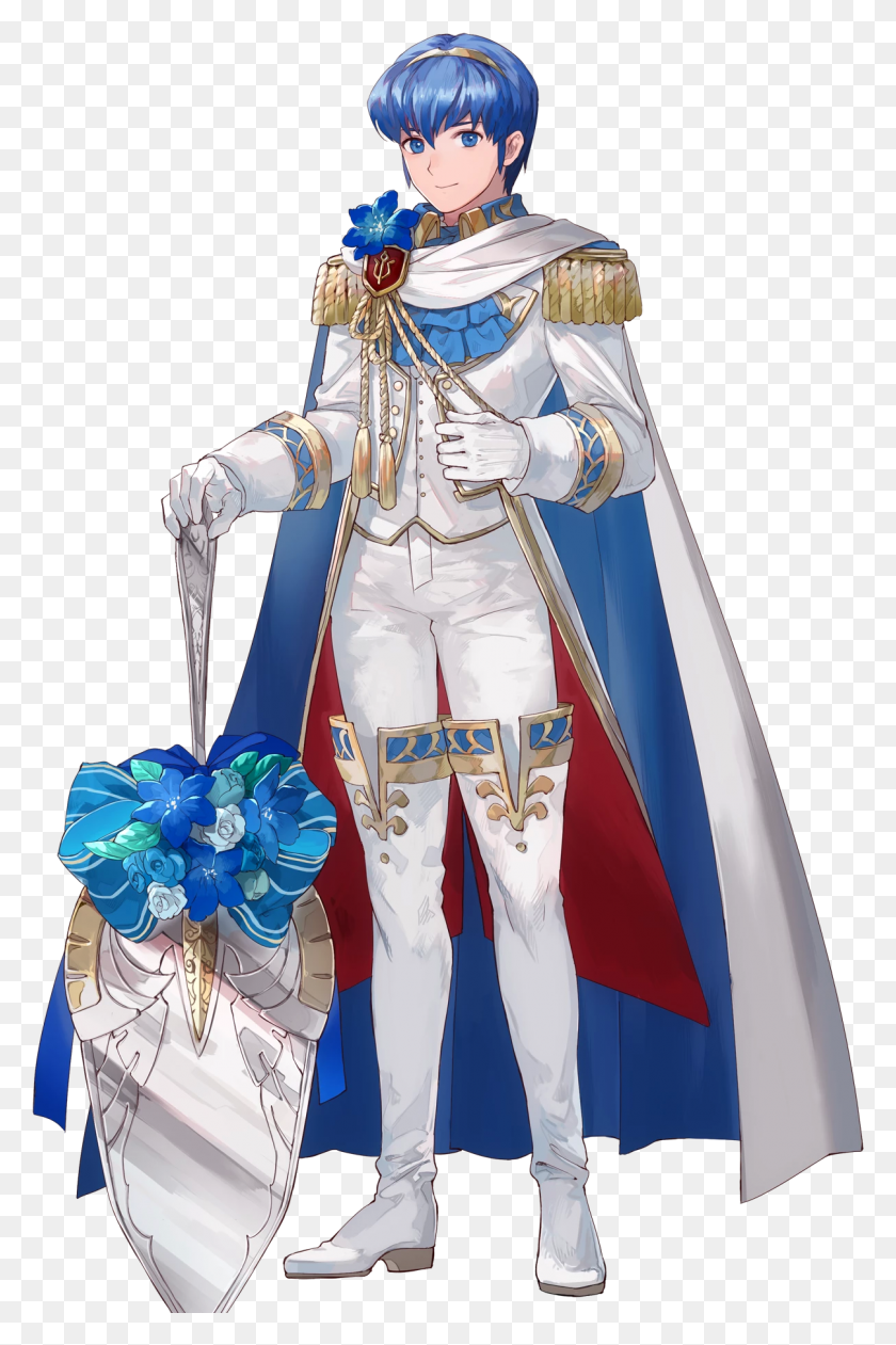 1208x1861 Fire Emblem Heroes Groom Marth, Person, Human, Astronaut HD PNG Download