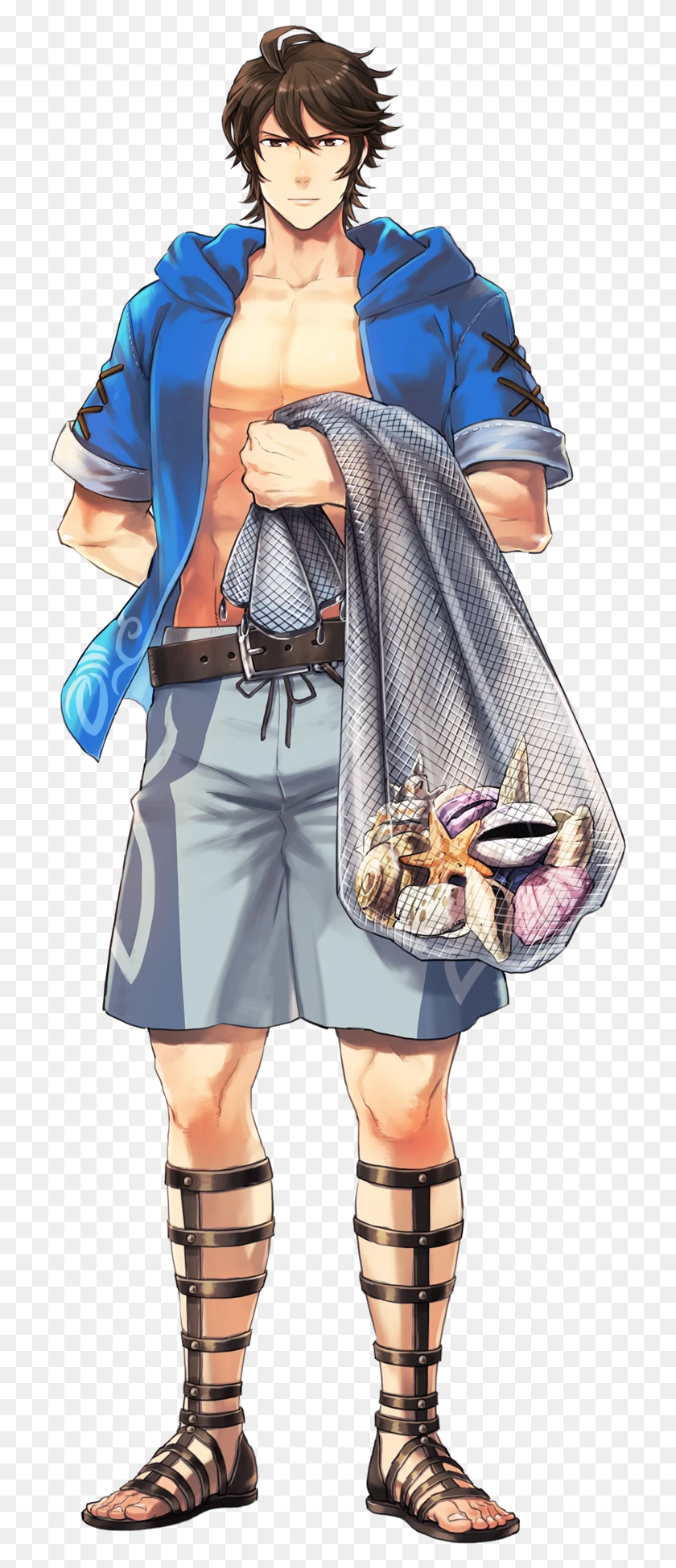 716x1890 Fire Emblem Heroes Summer Frederick, Clothing, Apparel, Person HD PNG Download