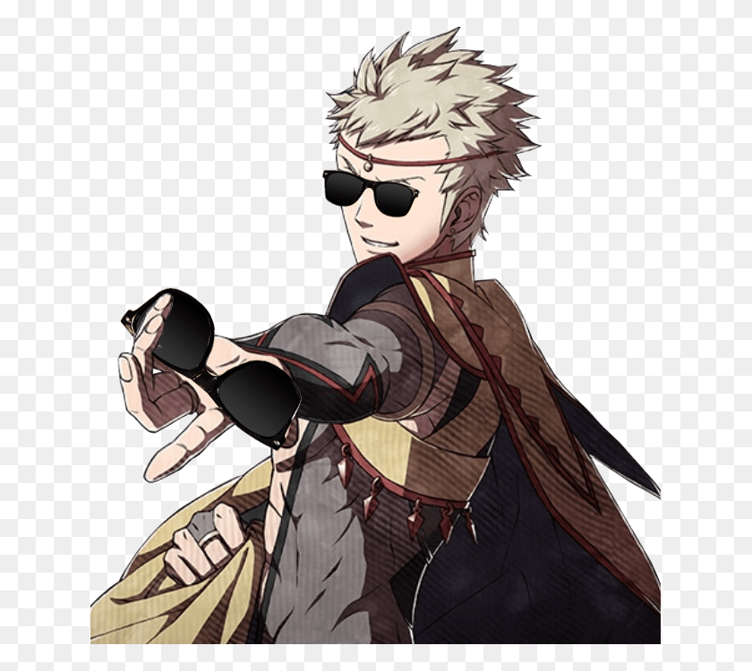 637x690 Fire Emblem Owain And Odin, Sunglasses, Accessories, Accessory HD PNG Download