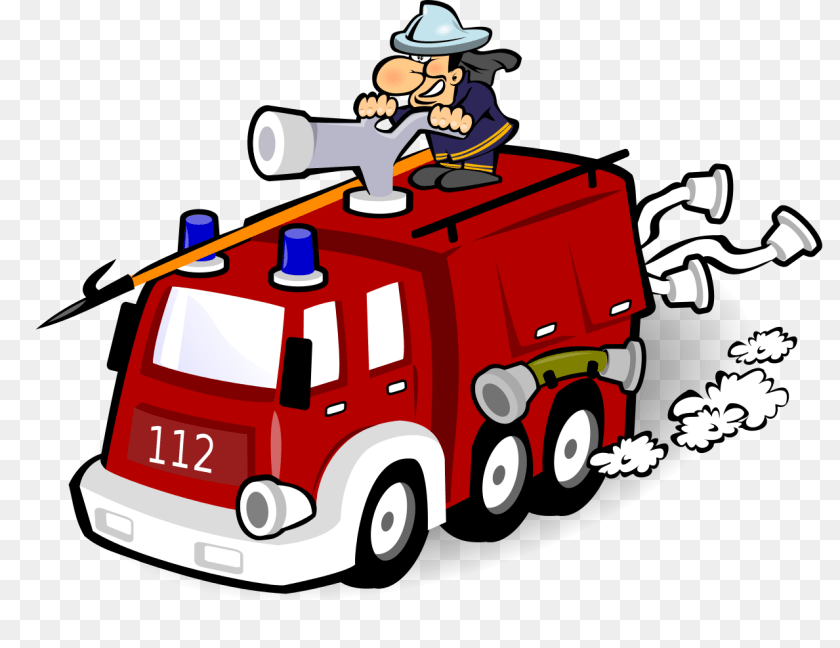 1280x987 Fire Engine, Vehicle, Transportation, Truck, Bulldozer PNG