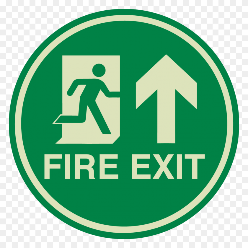 1079x1080 Fire Exit Photoluminescent Floor Sign, First Aid, Symbol, Pedestrian HD PNG Download