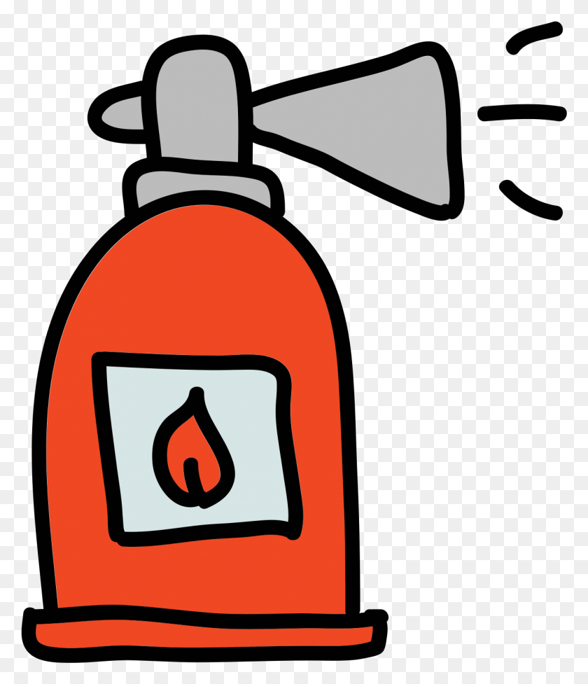 Огнетушитель нарисовать