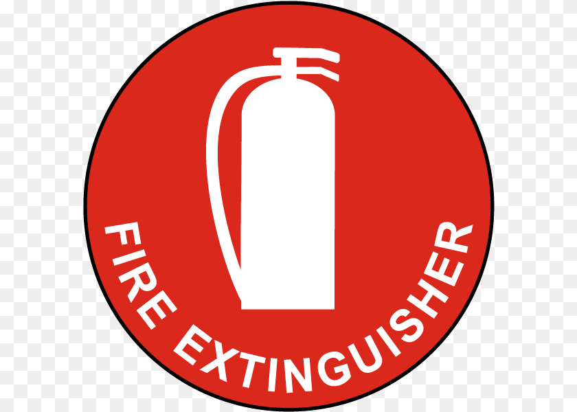 600x600 Fire Extinguisher Sign In Fire Plan, Logo, First Aid Sticker PNG