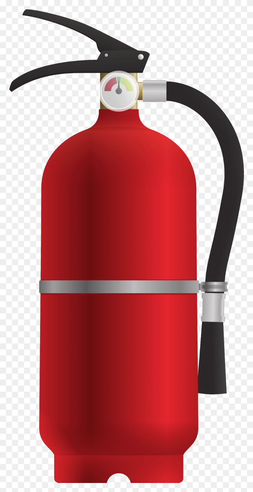 952x1921 Fire Extinguisher Vector Image Fire Extinguisher Vector, Weapon, Weaponry, Bomb HD PNG Download