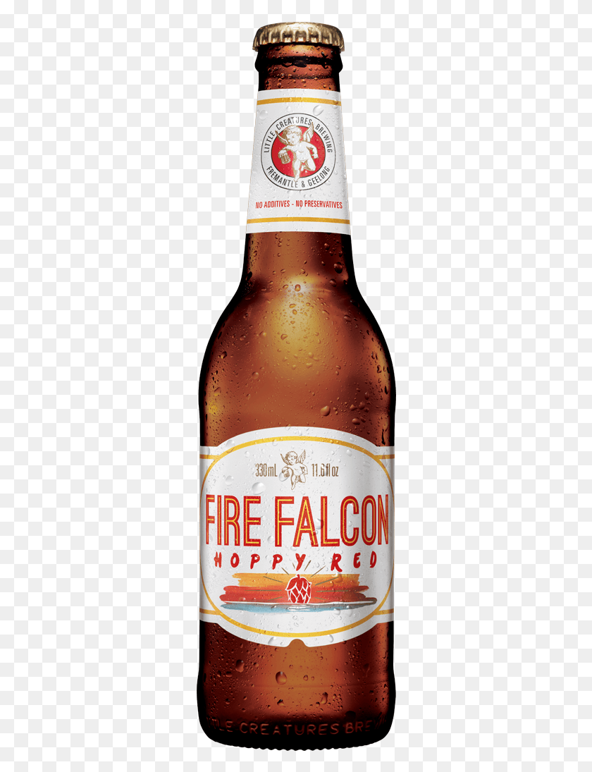284x1035 Fire Falcon Glass Bottle, Beer, Alcohol, Beverage HD PNG Download