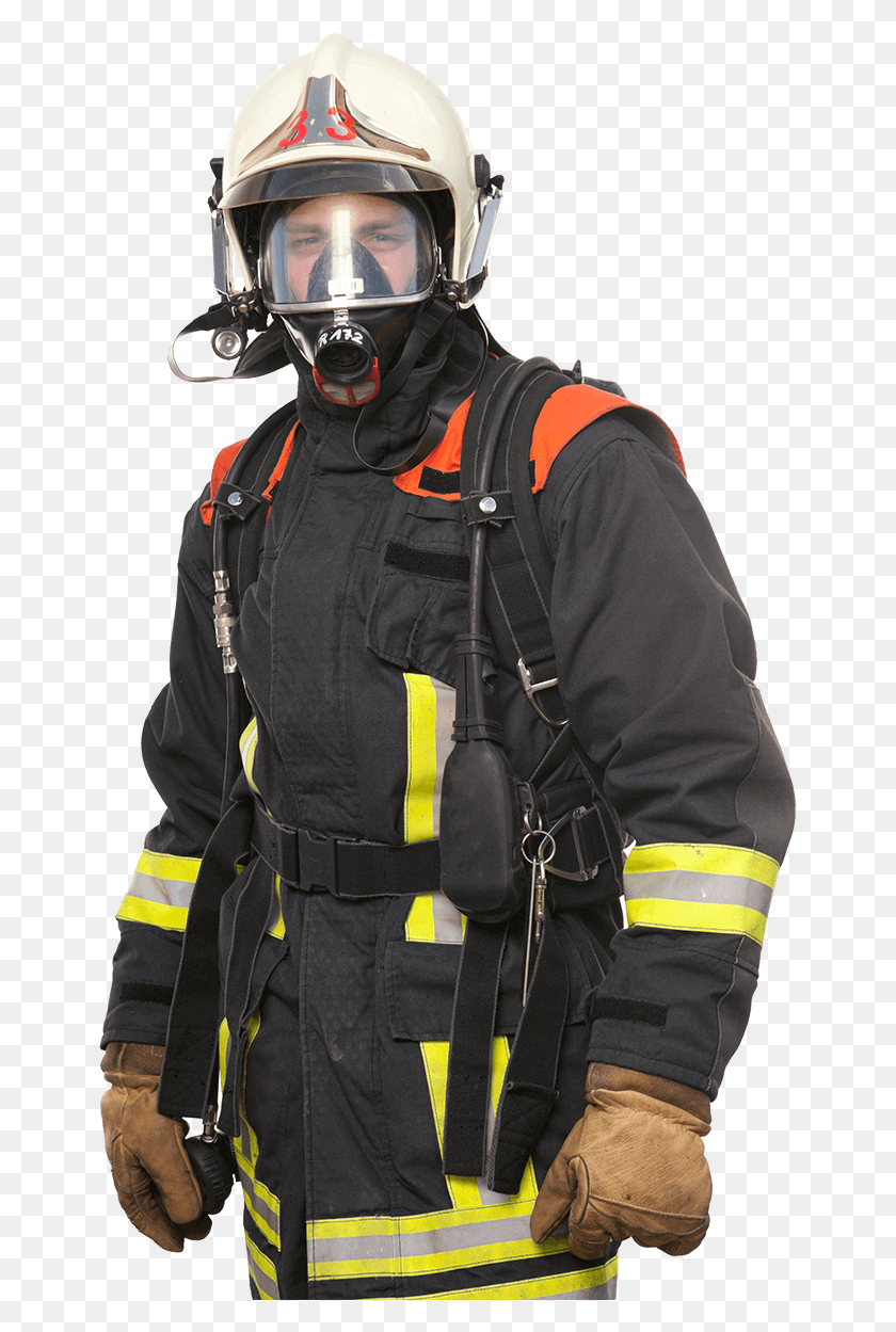 655x1189 Fire Fighter, Helmet, Clothing, Apparel HD PNG Download