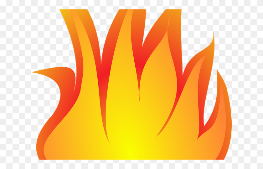 640x480 Fire Flames Clipart Yellow Flame, Bonfire HD PNG Download