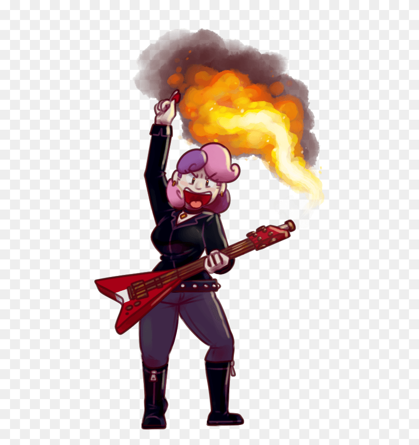 463x832 Fire Flying V Guitar Human Cartoon, Person, Leisure Activities, Musical Instrument HD PNG Download