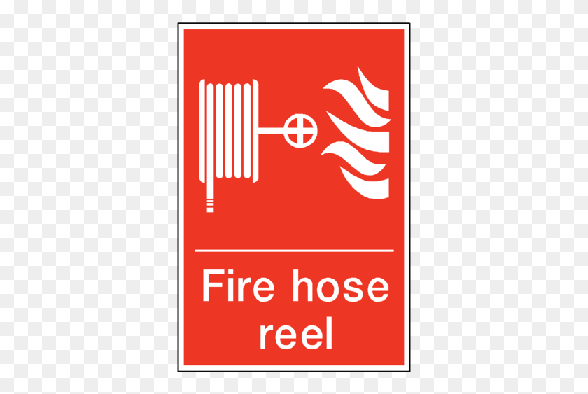 335x503 Fire Hose Reel Sticker Fire Alarm Call Point Sign, Text, Advertisement, Poster HD PNG Download
