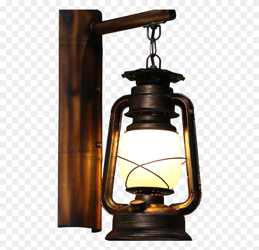 470x751 Fire Lamp Lampada Da Parete Vintage, Lampshade, Light Fixture, Lighting HD PNG Download
