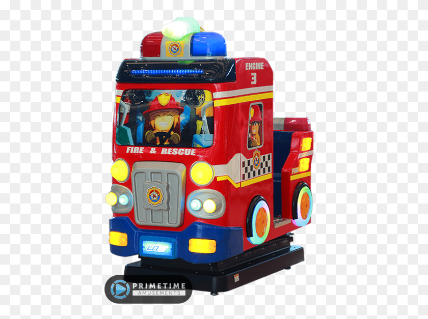 431x567 Fire Rescue Redemption Kiddie Ride By Universal Space Model Car, Truck, Vehicle, Transportation HD PNG Download
