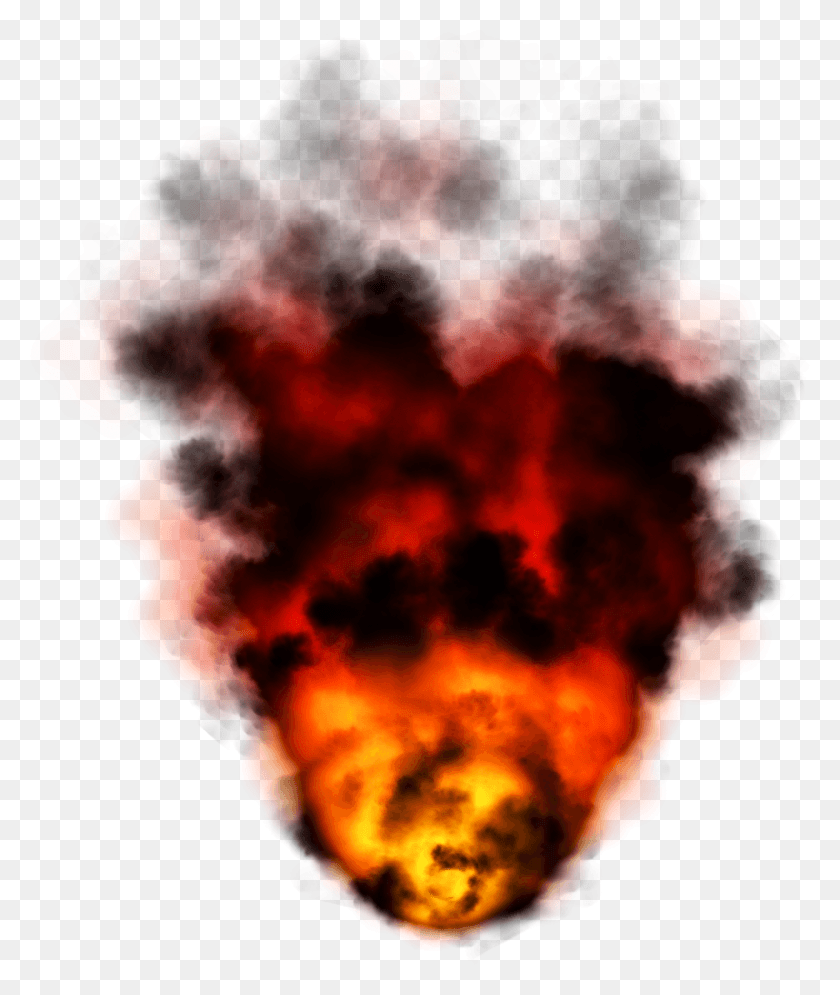816x979 Fire Smoke Transparent Fire, Nature, Outdoors, Mountain HD PNG Download