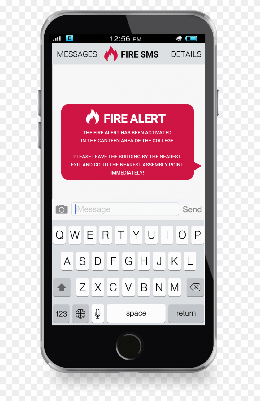 961x1524 Fire Sms Is A Fire Safety Product That Informs Deaf Apple Iphone, Mobile Phone, Phone, Electronics HD PNG Download