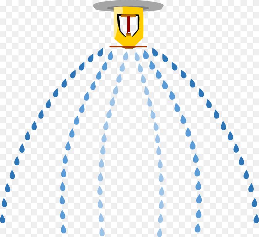 1920x1761 Fire Supression Sprinkler With Water Flowing Person Clipart PNG