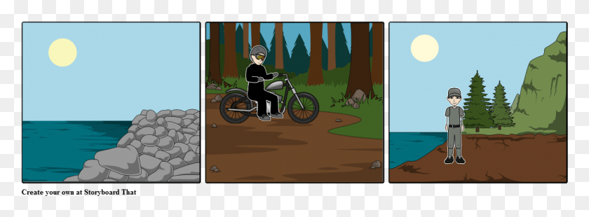 1145x367 Fire Trail Dt Cartoon, Bicicleta, Vehículo, Transporte Hd Png