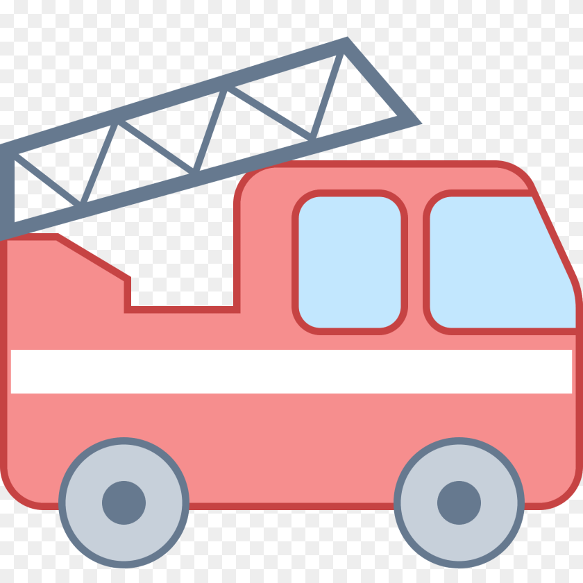 Fire Truck Icon, Transportation, Vehicle, First Aid, Fire Truck Clipart PNG