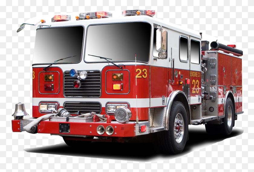 1456x951 Пожарная Машина Изображения Пожарная Машина Белый Фон, Грузовик, Транспортное Средство, Транспорт Hd Png Скачать
