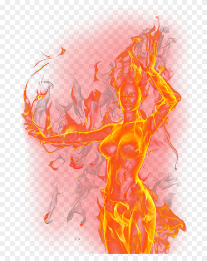 705x1000 Fire Uzay Hair Blonde Picsart Myedit Is Forest Flame, Person, Human, Light HD PNG Download