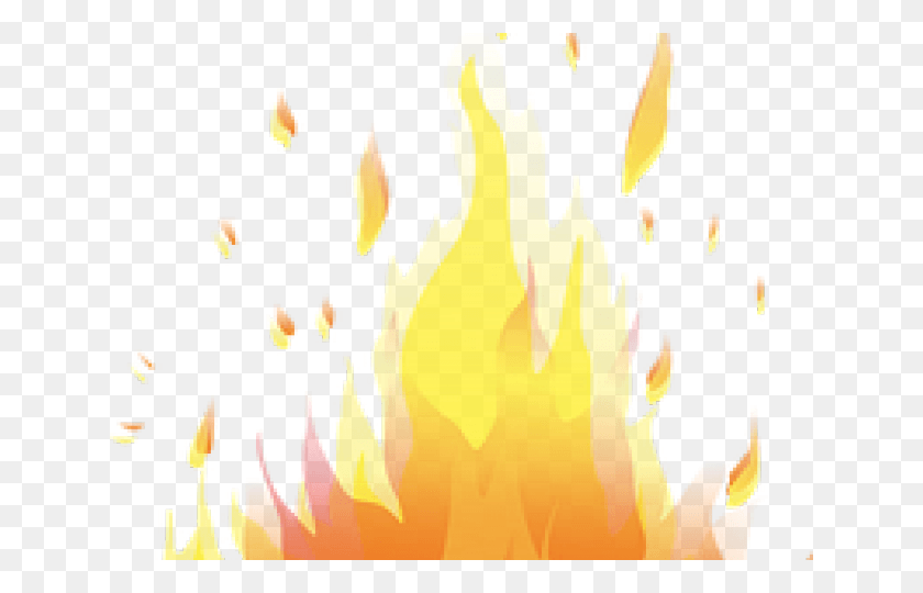 640x480 Fire Vector Free Illustration, Flame, Bonfire HD PNG Download