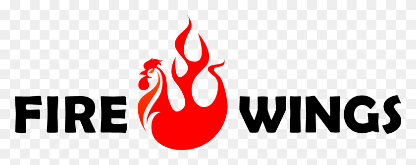 4800x1682 Fire Wings Chicken Logo, Flame, Ketchup, Food HD PNG Download