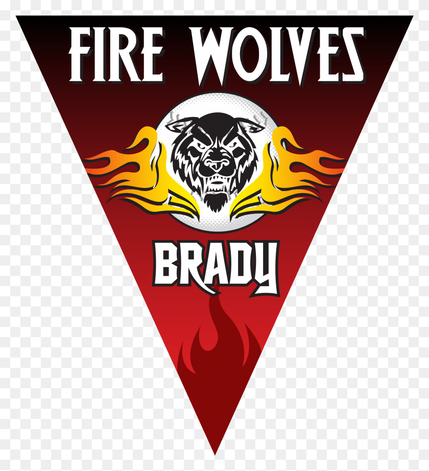 2987x3304 Fire Wolves Triangle Individual Team Pennant Emblem, Poster, Advertisement, Flyer HD PNG Download
