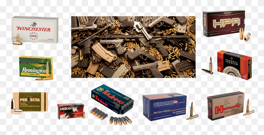1342x641 Firearm Ammo In Victoria Texas Revolver, Weapon, Weaponry, Box HD PNG Download
