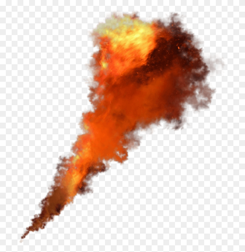711x803 Fireball Flame Fire Image Smoke Bomb For Editing, Bonfire, Nature, Outdoors HD PNG Download
