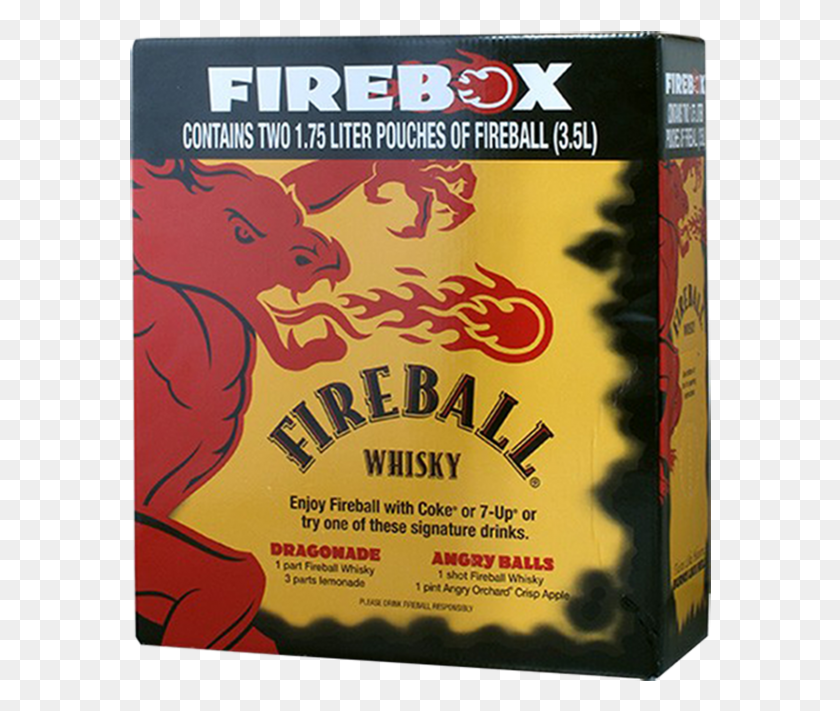 582x651 Fireball Whiskey, Advertisement, Poster, Flyer HD PNG Download