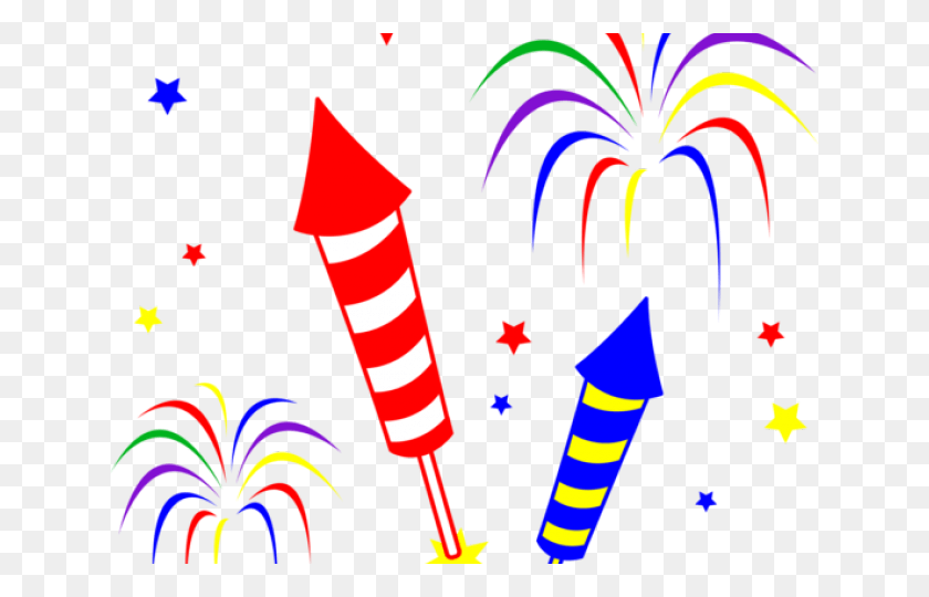 640x480 Firecrackers Cliparts Happy New Year Fireworks Clip Art, Diwali, Clothing, Apparel HD PNG Download