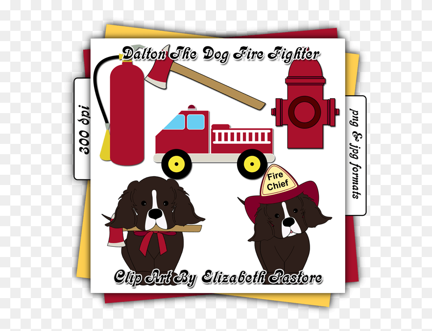591x584 Firefighter, Dog, Pet, Canine HD PNG Download