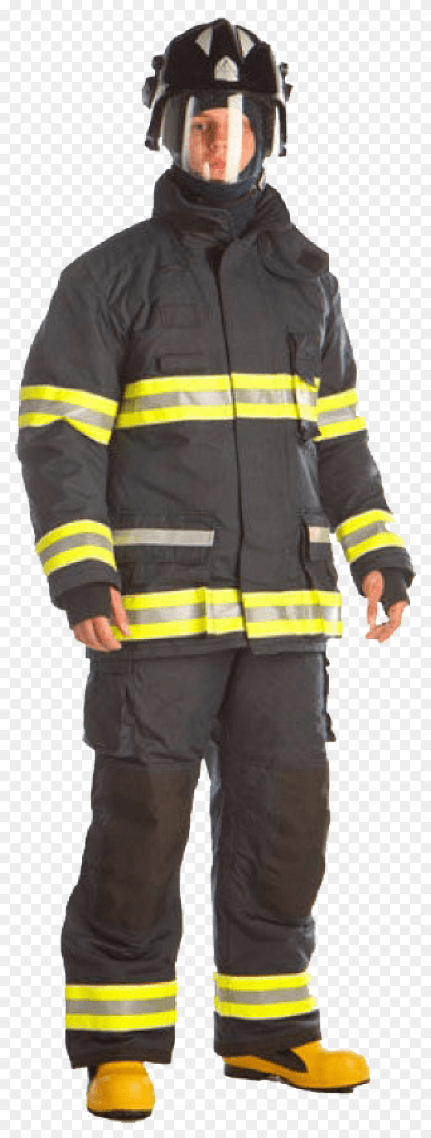 900x2487 Firefighter Fireman, Person, Human, Helmet HD PNG Download