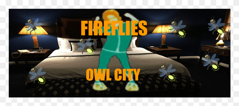 961x385 Fireflies Pc Game, Table Lamp, Lamp, Bed HD PNG Download