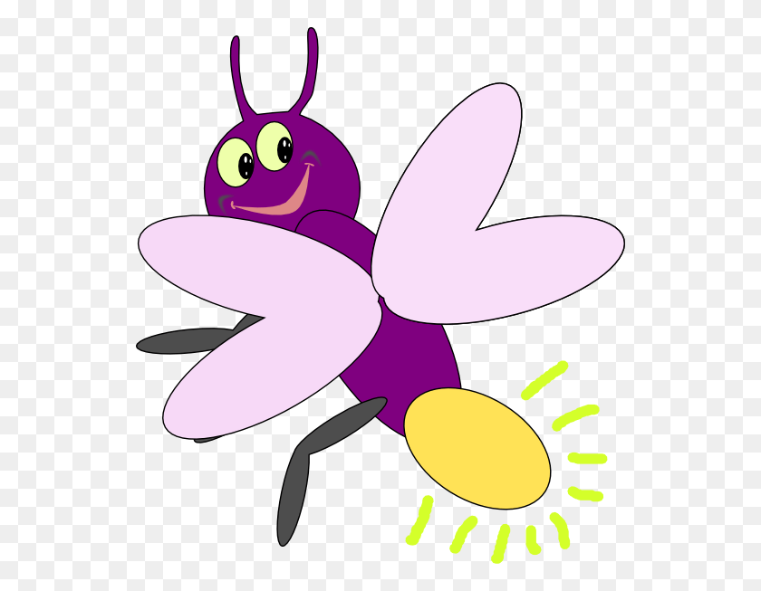 540x593 Firefly Clipart Animated Drawing Of A Firefly, Invertebrate, Animal, Insect HD PNG Download