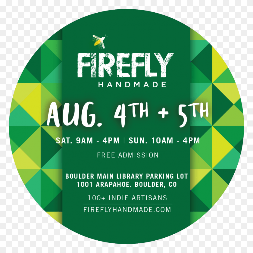 1236x1236 Firefly Handmade Summer Market Anti Perico, Плакат, Реклама, Флаер Hd Png Скачать