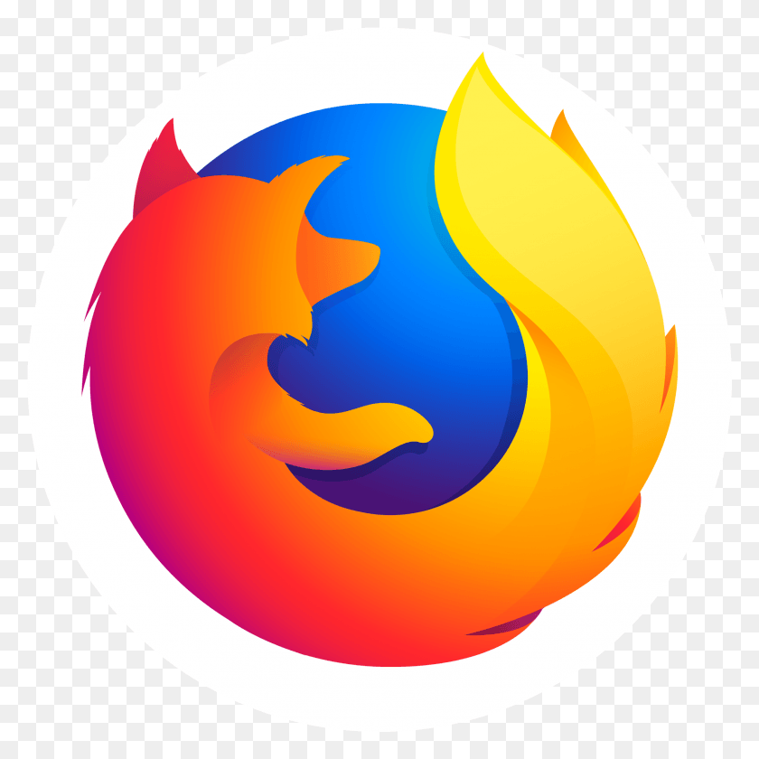 1863x1863 Firefox Logo White Circle Background Firefox Icon, Symbol, Trademark, Badge HD PNG Download