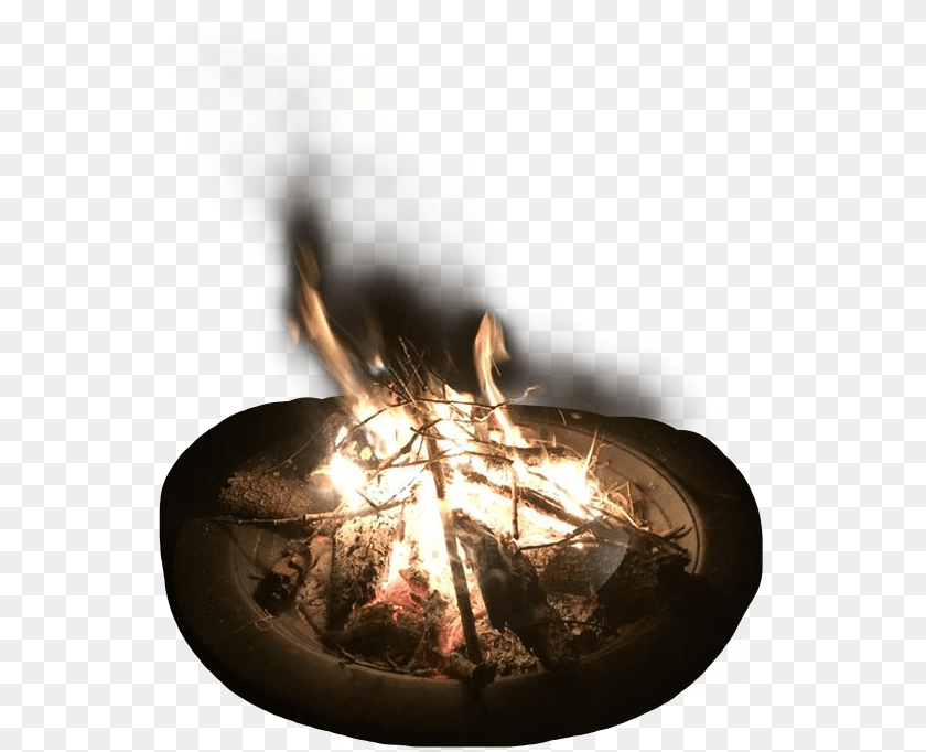 586x682 Firepit Freetoedit Flame, Fire, Bonfire Clipart PNG