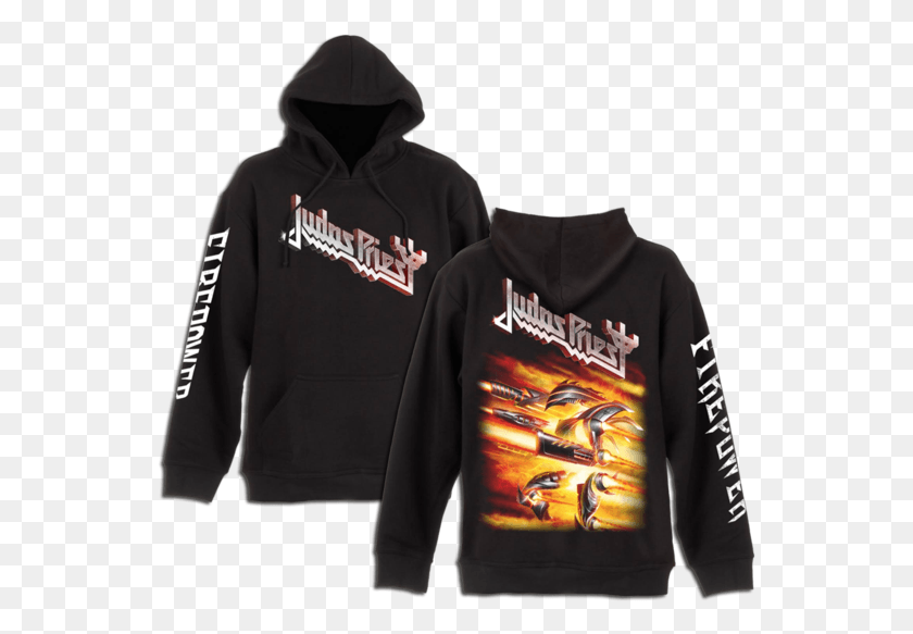 551x523 Firepower Hoodie Judas Priest Firepower Sweatshirt, Clothing, Apparel, Sweater HD PNG Download