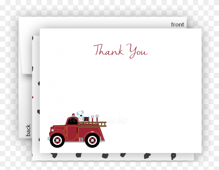 828x630 Firetruck B Thank You Cards Note Card Stationery Jeep, Vehicle, Transportation, Truck HD PNG Download