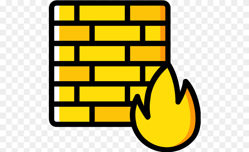 513x513 Firewall Icon Icon, Brick, Architecture, Building, Wall Sticker PNG